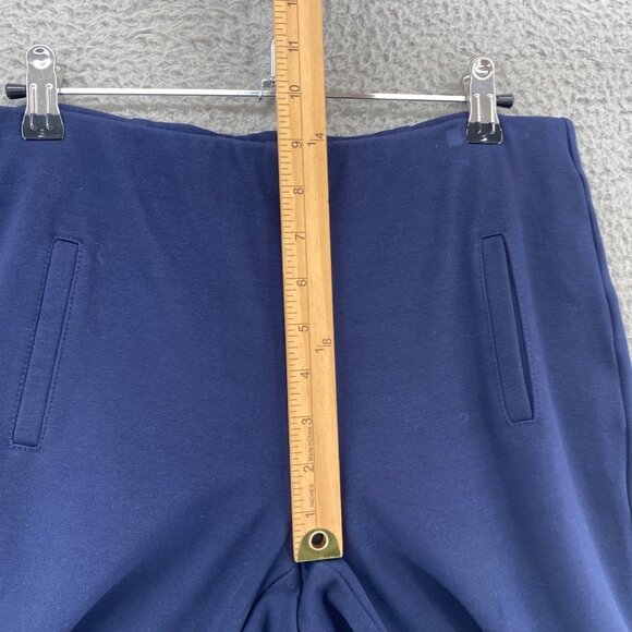 Chicos Pants Womens 0 US 4 Juliet Navy Ankle Ponte Stretch Pull On Everyday Work - Picture 8 of 12